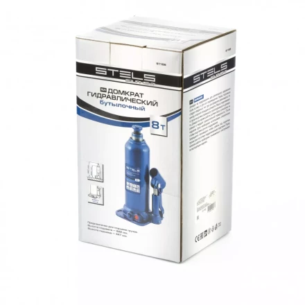 Домкрат гидравлический бутылочный 8 т h подъема 222-447 мм Stels 51165 купить в Новом Уренгое
