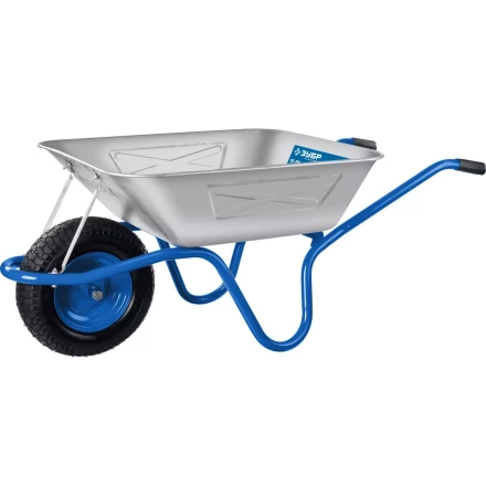 Тачка с широким пневматическим колесом строительная одноколесная 250 кг серия ПРОФЕССИОНАЛ купить в Новом Уренгое