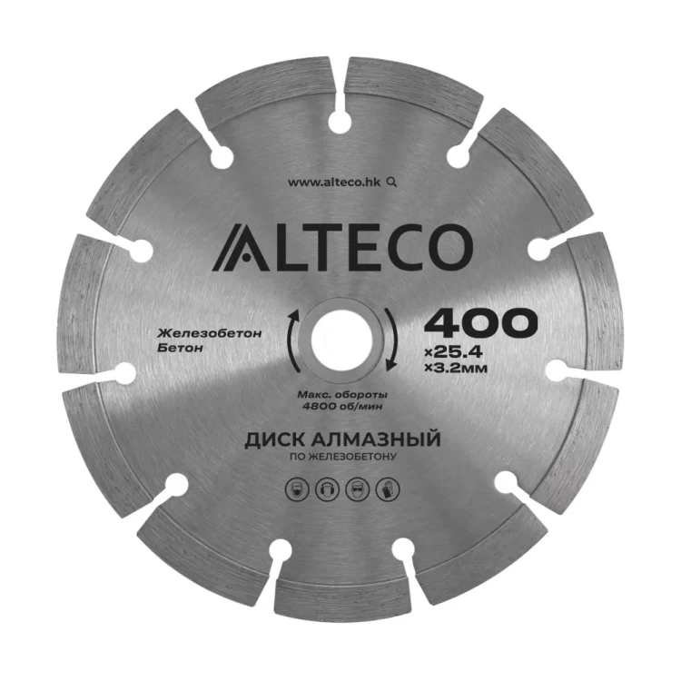 Диск алмазный по железобетону ALTECO 400x25.4x3.2 мм 66491 купить в Новом Уренгое