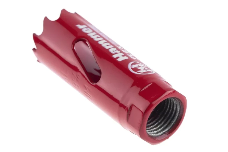 Коронка биметаллическая HAMMER Ф19х38мм 1/2"  BiMETALL (224-001) купить в Новом Уренгое