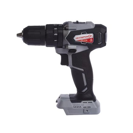 Профессиональная ударная дрель-шуруповерт с бесщеточным (вентильным) двигателем ИНТЕРСКОЛ ДАУ-13/18ВК аккумуляторная Li-ion АПИ (кейс, без аккумулятора и ЗУ) купить в Новом Уренгое