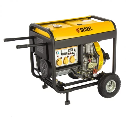 Генератор дизельный DENZEL DD6300Е электростартер 94657 купить в Новом Уренгое