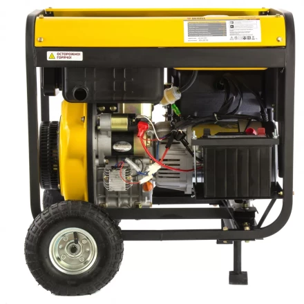 Генератор дизельный DENZEL DD6300Е электростартер 94657 купить в Новом Уренгое