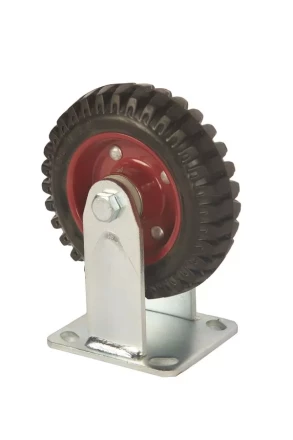 Колесо большегрузное неповоротное PF 160 150 мм резина с протектором (F) 1027233 купить в Новом Уренгое