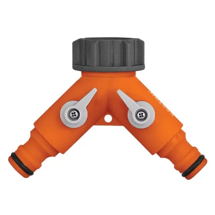 Распределитель пластиковый 2-х канальный  G 3/4&quot;  Кратон 5 01 04 057 купить в Новом Уренгое