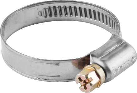 Хомуты ЗУБР &quot;ЭКСПЕРТ&quot;, нерж. сталь, накатная лента 9 мм, 35-50 мм, 5 шт 3787-35-50 купить в Новом Уренгое