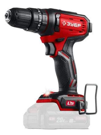 ЗУБР 20 В, 40 Нм, без АКБ (LMS), ударная дрель-шуруповерт (ДШУ-40) купить в Новом Уренгое