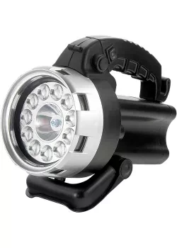 Фонарик поисковый, аккумуляторный, галоген 25W + 11 светодиодов, Stern 90532 купить в Новом Уренгое