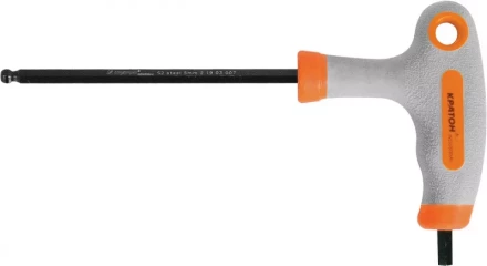 Ключ шестигр Т-образный шар 5 мм INDUSTRIAL Кратон 2 19 03 007 купить в Новом Уренгое