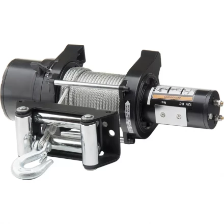 Лебедка автомобильная электрическая LB- 4000, 4,5 т, 3,7 кВт, 12 В  DENZEL 52026 купить в Новом Уренгое