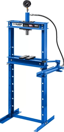 ЗУБР ПГН-12, 12 т, гидравлический пресс с гидронасосом и манометром, Профессионал (43072-12) купить в Новом Уренгое