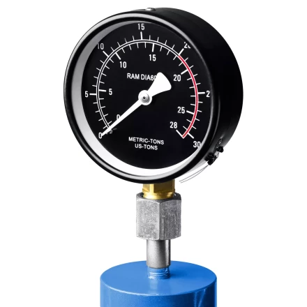 ЗУБР ПГН-12, 12 т, гидравлический пресс с гидронасосом и манометром, Профессионал (43072-12) купить в Новом Уренгое