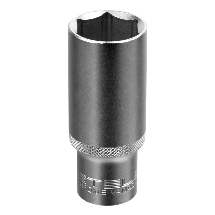 Головка торцевая удлиненная, 24 мм, шестигранная, CrV, под квадрат 1/2 Stels 13883 купить в Новом Уренгое