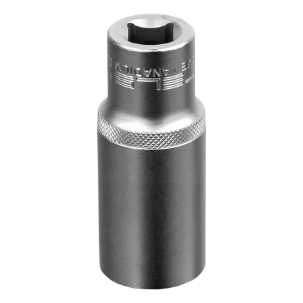Головка торцевая удлиненная, 24 мм, шестигранная, CrV, под квадрат 1/2 Stels 13883 купить в Новом Уренгое