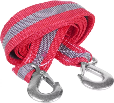Трос буксировочный ЗУБР &quot;МАСТЕР&quot;, 2 крюка, сумка, 4м, 3,5т 61210-3.5 купить в Новом Уренгое