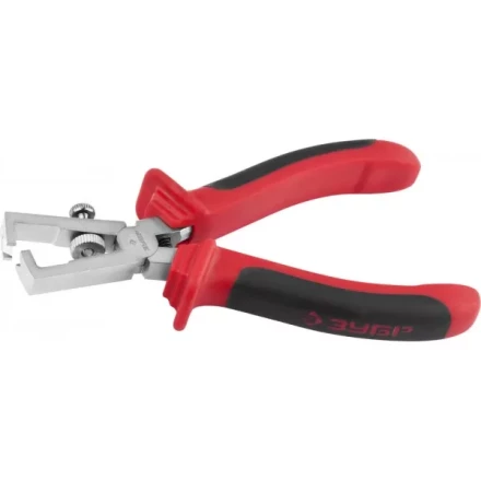 Плоскогубцы ЗУБР &quot;МАСТЕР&quot; для зачистки проводов, хромированные, d до 5мм, площадь поперечного сечения кабеля до 10мм2, 180мм 22025-9-18 купить в Новом Уренгое