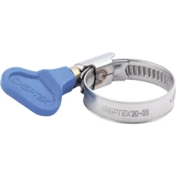 Хомуты металлические элемент крепления с формой ключа 30-45мм 50шт/уп СИБРТЕХ 47552