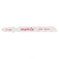 Полотна для электролобзика по металлу 3 штук T118B 50x2мм HSS MATRIX 78229