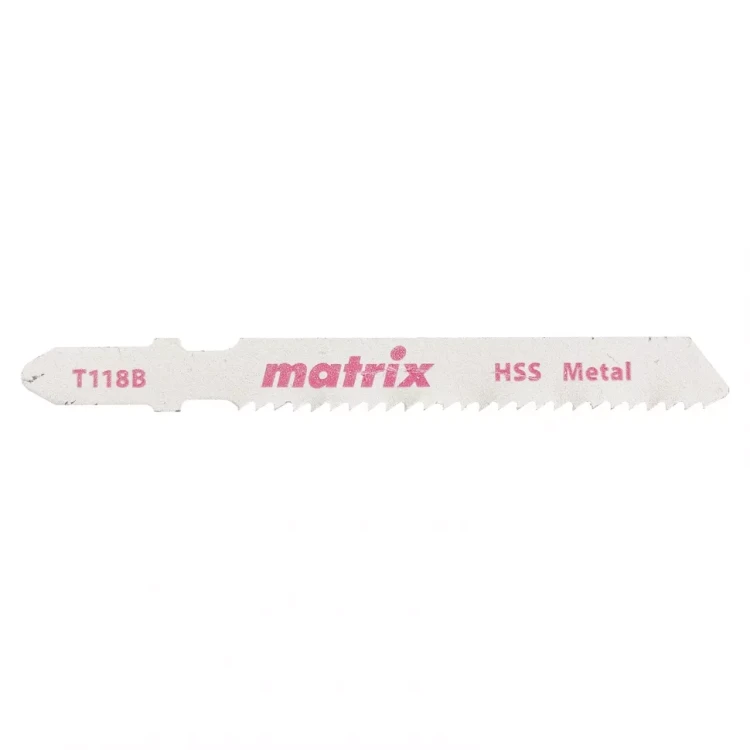 Полотна для электролобзика по металлу 3 штук T118B 50x2мм HSS MATRIX 78229 купить в Новом Уренгое