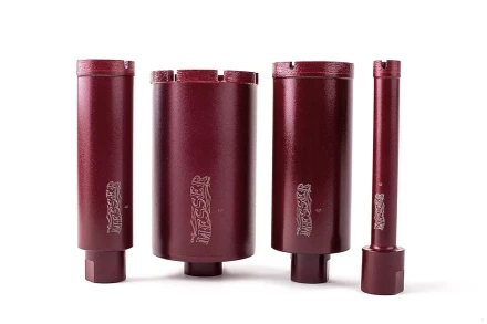 Сегментная алмазная коронка MESSER REDLINE по граниту диаметр 18 мм длина 100 мм купить в Новом Уренгое