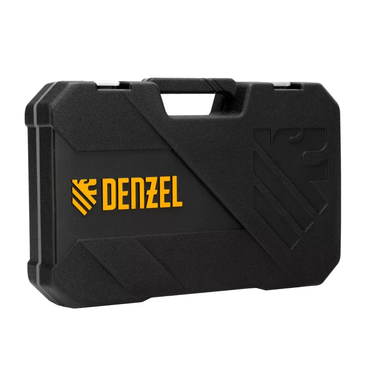 Набор инструментов Denzel 15814, 1/2", 1/4", CrV, S2, пластиковый кейс, 109 предметов купить в Новом Уренгое