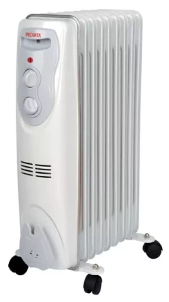 Маслянный радиатор обогреватель электрический Ресанта ОМ-9Н купить в Новом Уренгое