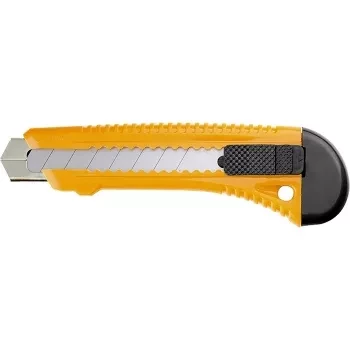 Нож,18 мм, выдвижное лезвие, металлическая направляющая  SPARTA 78973 купить в Новом Уренгое