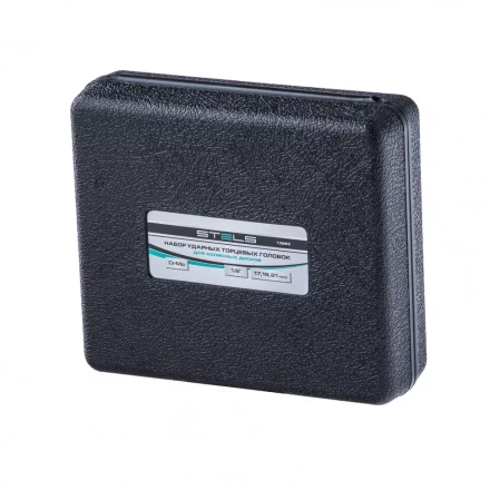 Набор головок ударных 6-гранных удлиненных для колесных дисков 17 19 21 мм 1/2&quot; 3 предмета Stels 13953 купить в Новом Уренгое