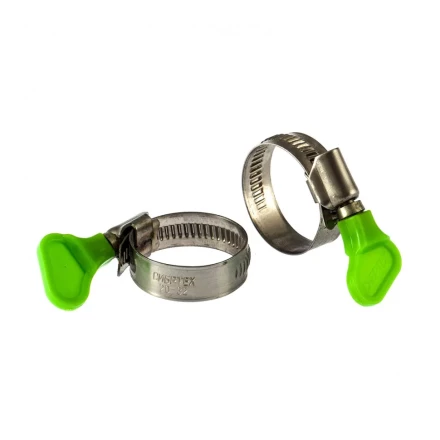 Хомуты металлические червячные 20-32 мм ширина 12 мм W4 с ключом 2 шт Сибртех 476513 купить в Новом Уренгое