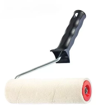 Валик &quot;Велюр&quot; пластмассовая ручка 250 мм ворс 4 мм D 40 мм шерсть  MATRIX 80889 купить в Новом Уренгое