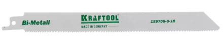 Полотно KRAFTOOL &quot;INDUSTRIE QUALITAT&quot;, S1122VF, для эл/ножовки, Bi-Metall, по металлу, дереву, шаг 1,8-2,5мм, 180мм 159705-U-18 купить в Новом Уренгое