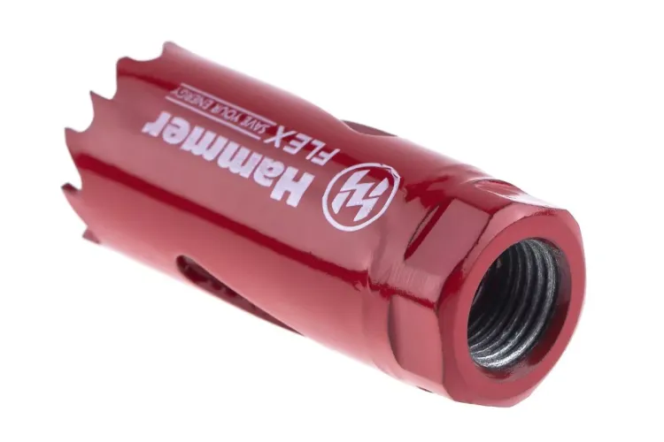 Коронка биметаллическая HAMMER Ф22х38мм 5/8" BiMETALL (224-003) купить в Новом Уренгое