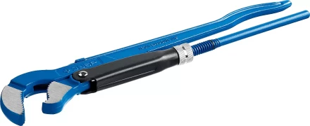 Ключ трубный рычажный ЗУБР &quot;ПРОФЕССИОНАЛ&quot;, тип &quot;S&quot;, изогнутые губки для труднодоступ мест, цельнокованный, Сr-V, № 2, 1,5&quot; 27336-2_z01 купить в Новом Уренгое