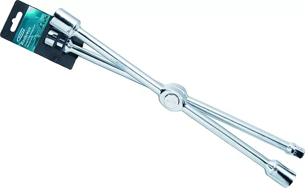 Ключ-крест баллонный складной 17,19,21mm и 1/2" 406мм хромир. Gross 14250 купить в Новом Уренгое