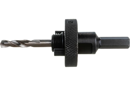 Державка 32-152 мм для биметаллических коронок быстросъемная пружинный фиксатор ЗУБР 29534 купить в Новом Уренгое