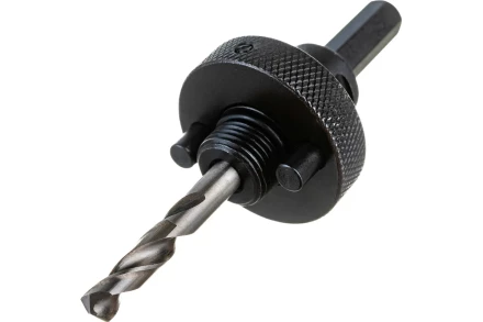 Державка 32-152 мм для биметаллических коронок быстросъемная пружинный фиксатор ЗУБР 29534 купить в Новом Уренгое