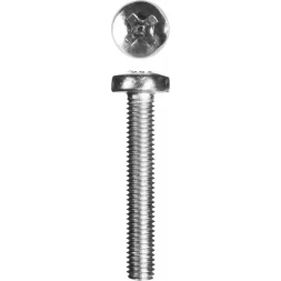 Винт ЗУБР "МАСТЕР" DIN 7985, класс прочности 4.8, оцинкованный, M5x30мм, 5кг 303150-05-030