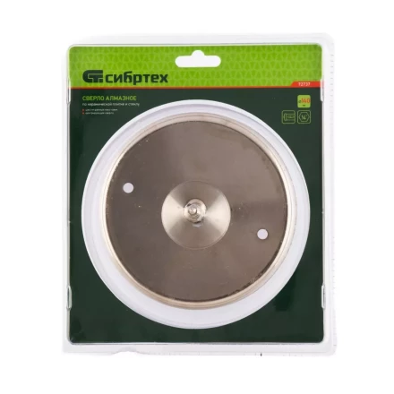 Сверло по керамической плитке и стеклу Сибртех 72737, 140 х 55 мм, шестигранный хвостовик, с центрующим сверлом купить в Новом Уренгое