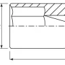Головка торцевая глубокая 1/2"DR 23 мм S04HD4123 Jonnesway 47246 купить в Новом Уренгое