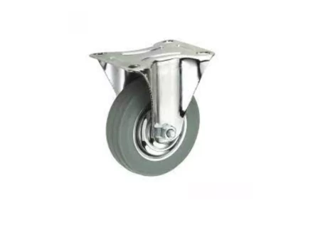 Колесо неповоротное серая резина FC 54 f 125 мм 1027208 купить в Новом Уренгое