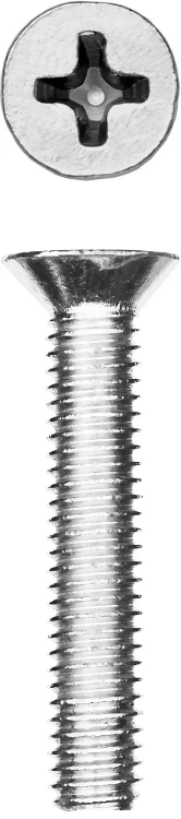 Винт DIN 965, M4 x 25 мм, 15 шт, кл. пр. 4.8, оцинкованный, ЗУБР 303116-04-025 купить в Новом Уренгое