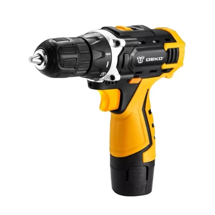 Дрель аккумуляторная DKCD12FU-Li DEKO + набор 63 инструмента, 063-4101 купить в Новом Уренгое