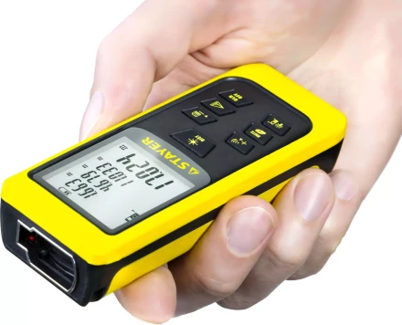 Дальномер STAYER &quot;MASTER&quot; MAX-Control лазерный, 2 точки отсчета, дальность 50м, точность 2мм 34957 купить в Новом Уренгое