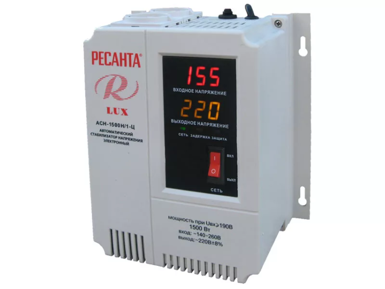 Стабилизатор АСН-1500Н/1-Ц Ресанта Lux купить в Новом Уренгое