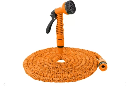 Набор для полива с растягивающимся шлангом 15м Вихрь 73/7/2/25 купить в Новом Уренгое