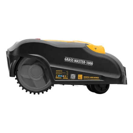 Робот-газонокосилка Grass Master 1000, ультразвуковой датчик, 3 Ач, LCD дисплей, Wi-Fi // Denzel купить в Новом Уренгое