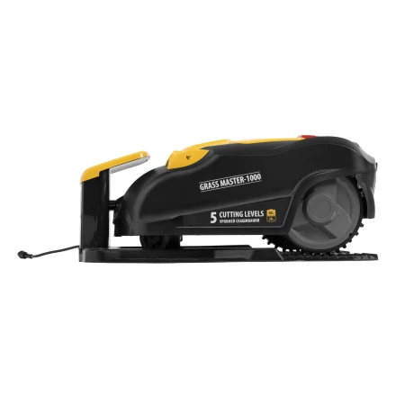 Робот-газонокосилка Grass Master 1000, ультразвуковой датчик, 3 Ач, LCD дисплей, Wi-Fi // Denzel купить в Новом Уренгое
