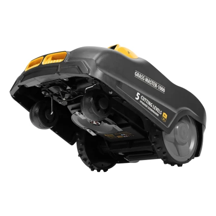 Робот-газонокосилка Grass Master 1000, ультразвуковой датчик, 3 Ач, LCD дисплей, Wi-Fi // Denzel купить в Новом Уренгое