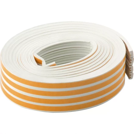 Уплотнитель 6 м профиль &quot;E&quot; белый СИБРТЕХ 93943 купить в Новом Уренгое