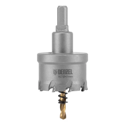 Коронка по металлу твердосплавная, 47 мм Denzel 724015 купить в Новом Уренгое